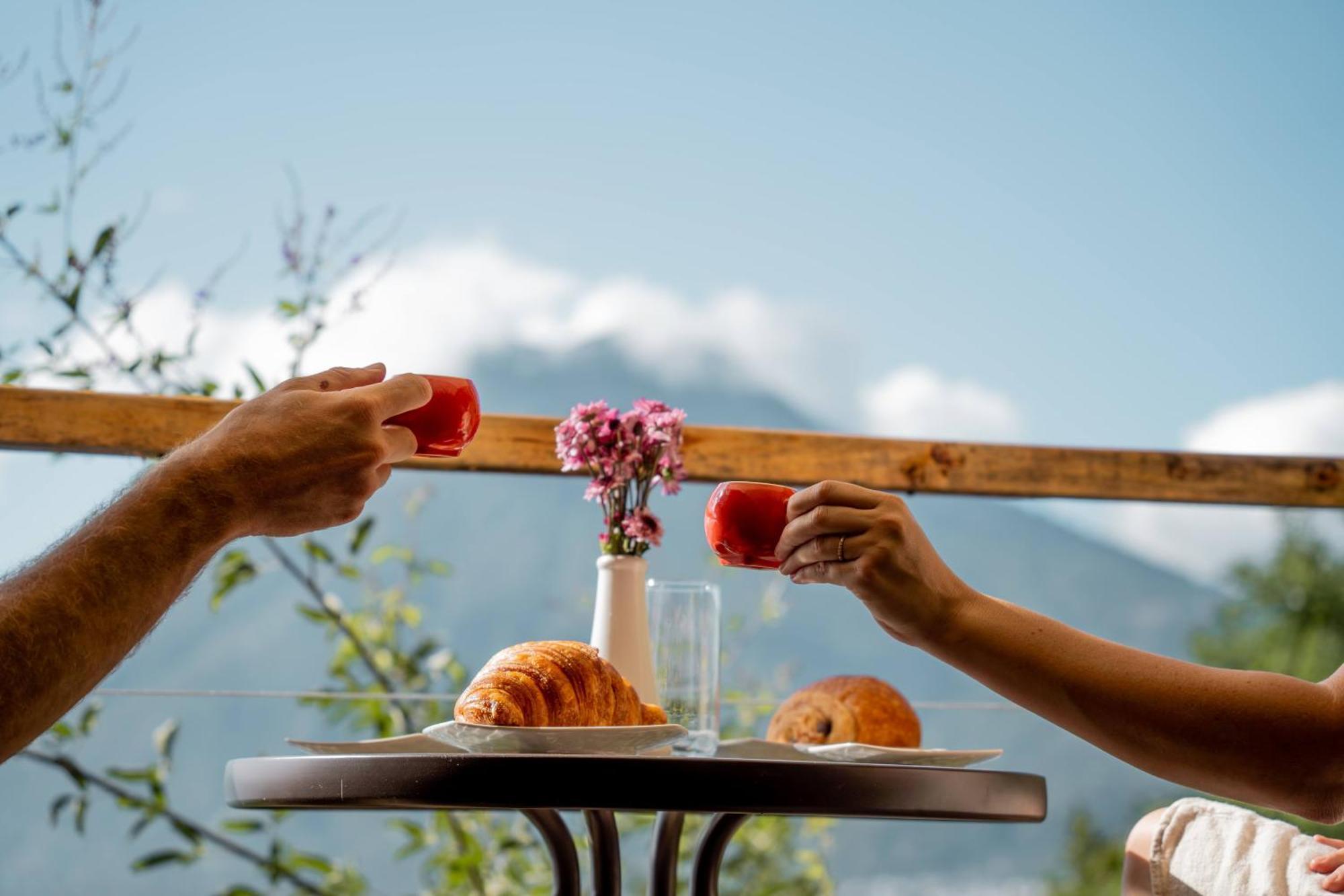 Fuego Atitlan Eco-Hotel San Marcos La Laguna Exteriör bild