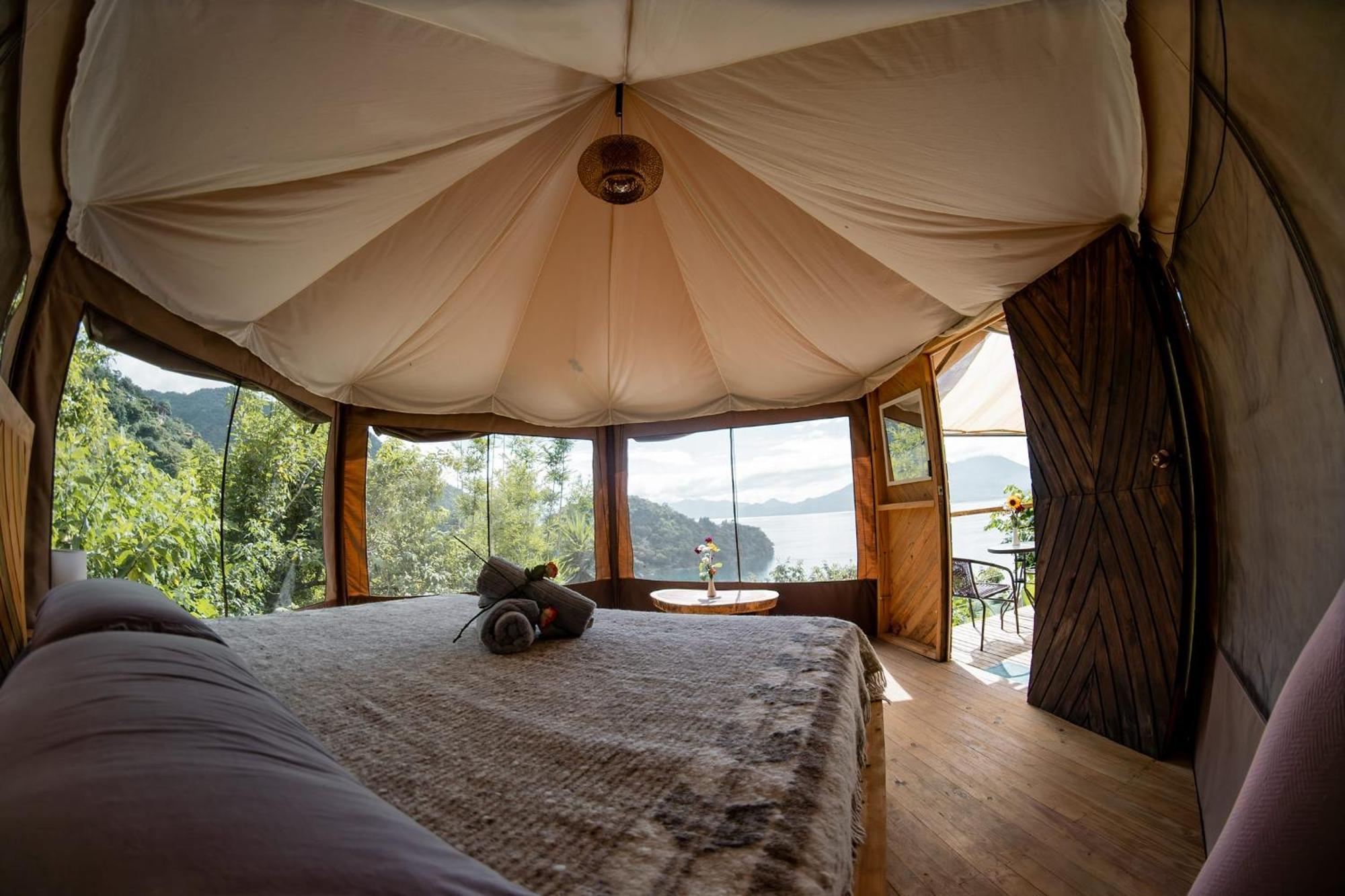 Fuego Atitlan Eco-Hotel San Marcos La Laguna Exteriör bild