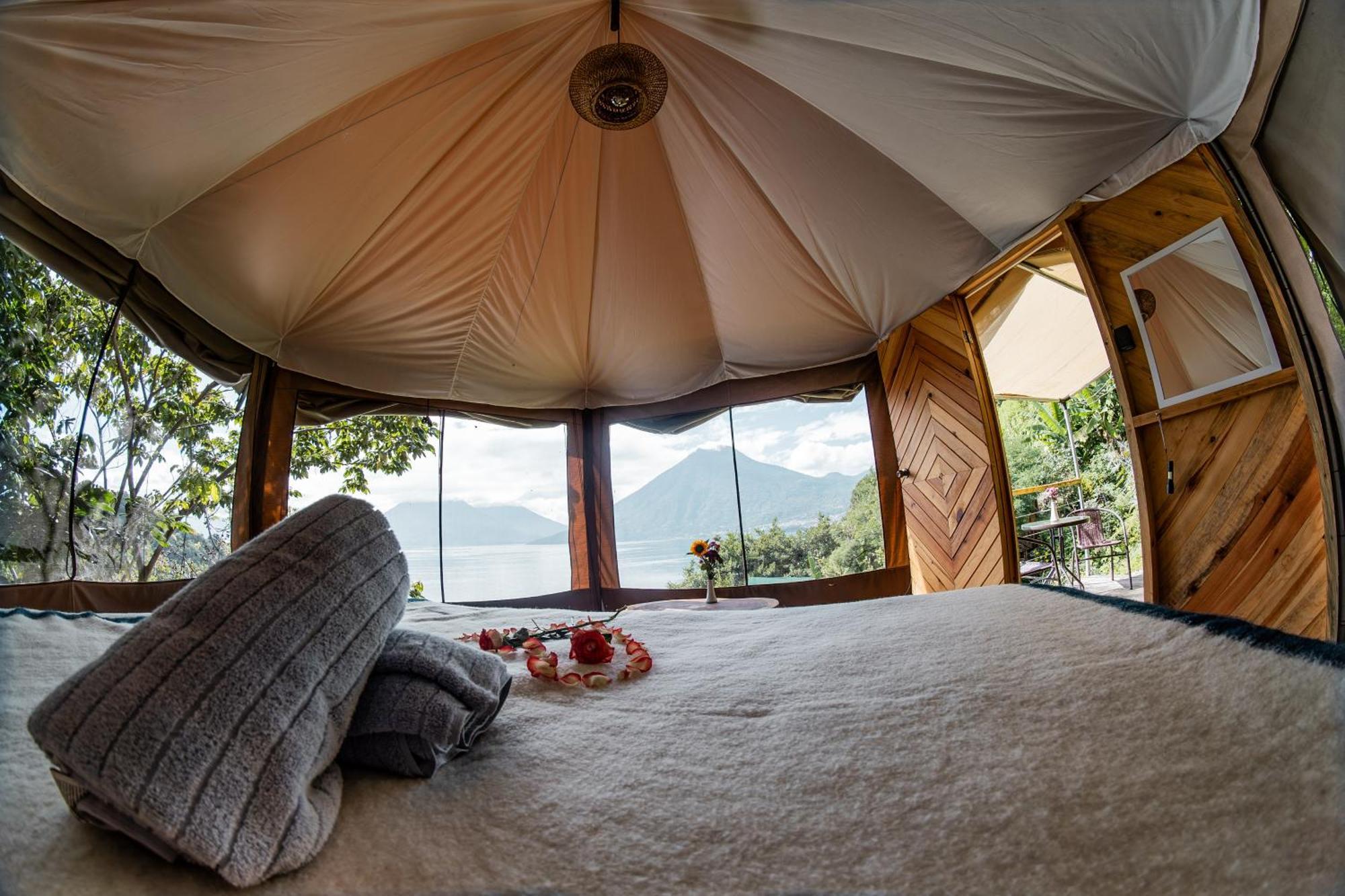 Fuego Atitlan Eco-Hotel San Marcos La Laguna Exteriör bild