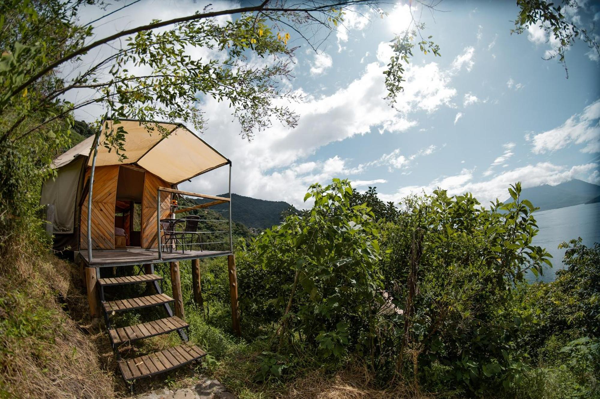 Fuego Atitlan Eco-Hotel San Marcos La Laguna Exteriör bild