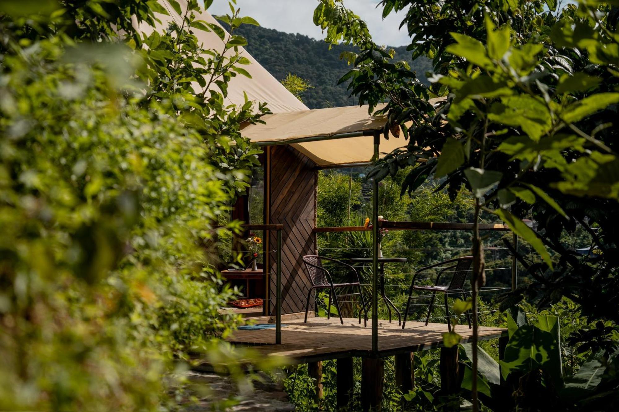 Fuego Atitlan Eco-Hotel San Marcos La Laguna Exteriör bild