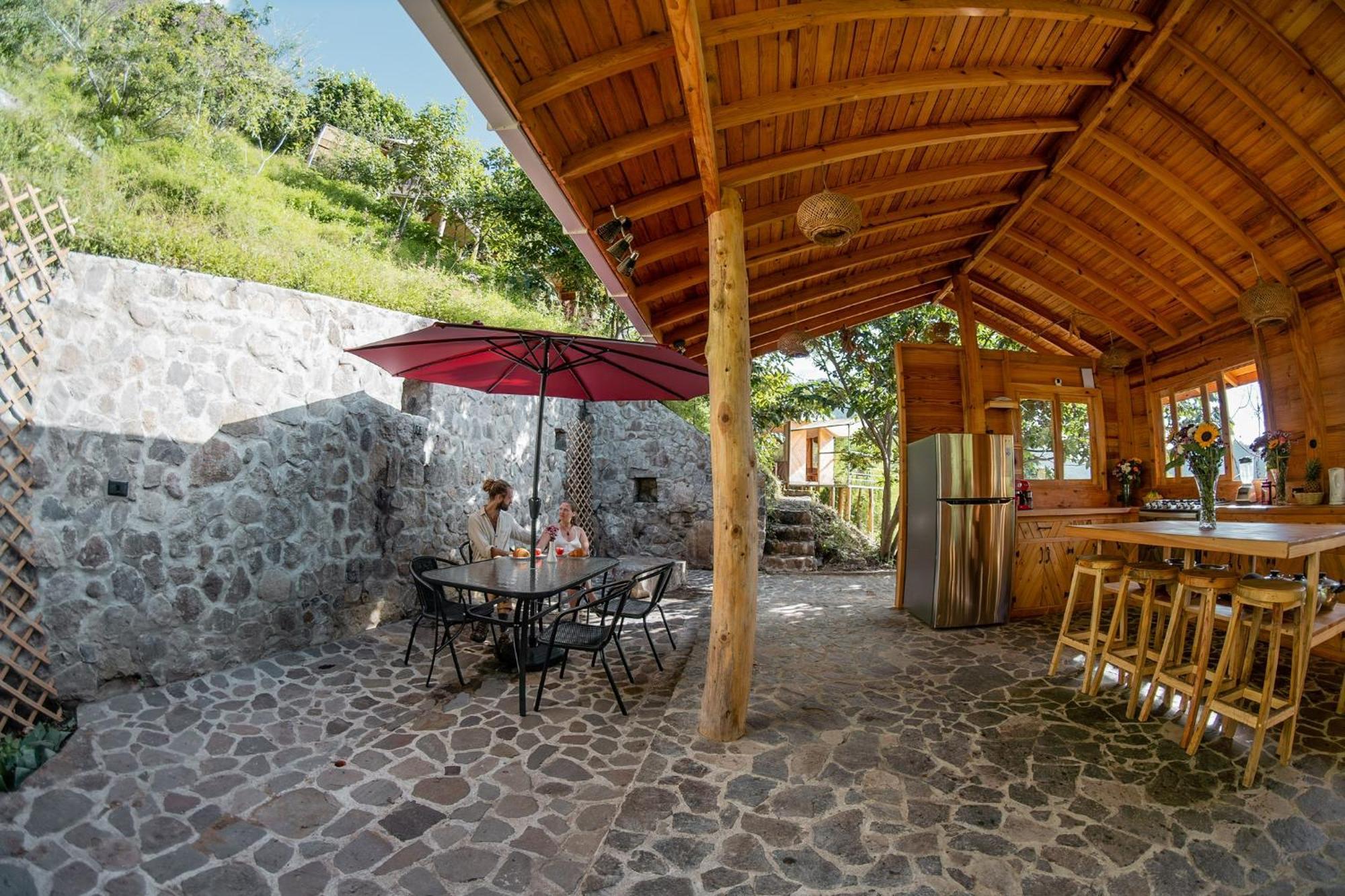 Fuego Atitlan Eco-Hotel San Marcos La Laguna Exteriör bild