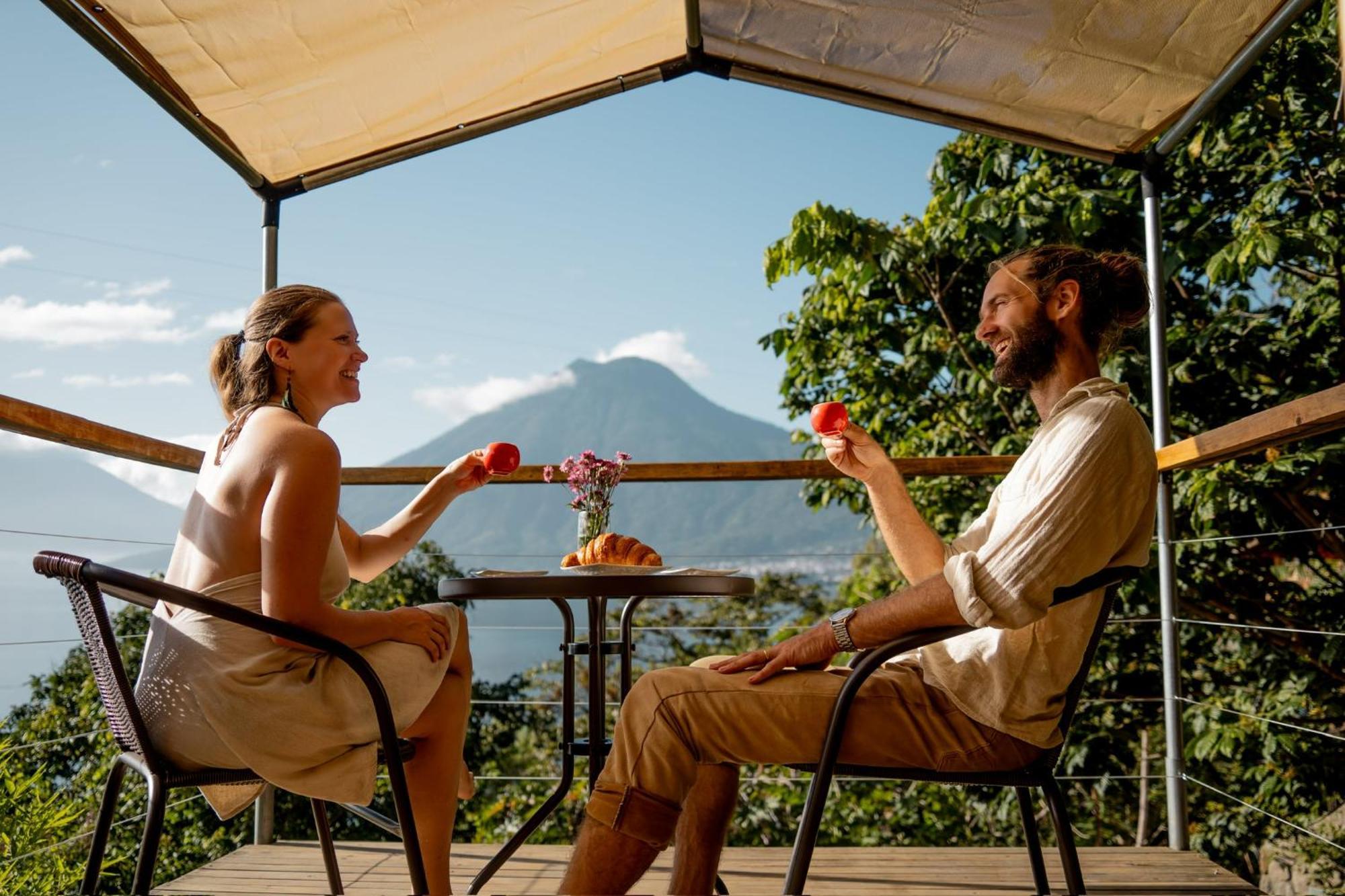 Fuego Atitlan Eco-Hotel San Marcos La Laguna Exteriör bild